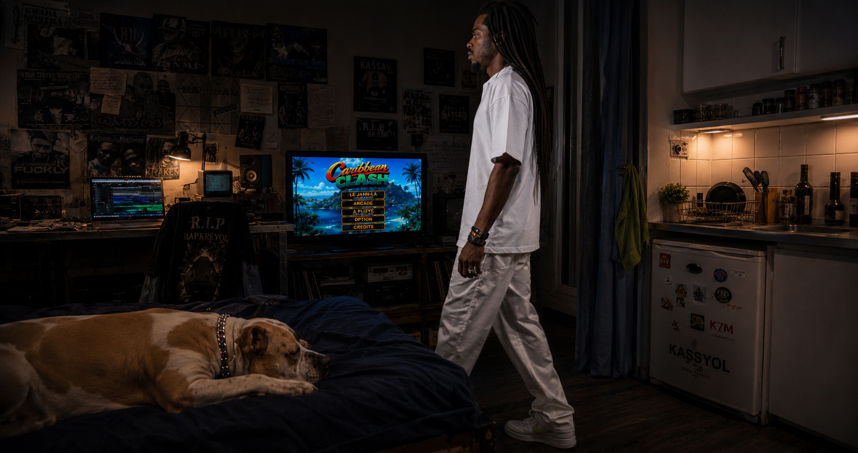 Mathis dans l’appartement, Caribbean Clash à la télévision